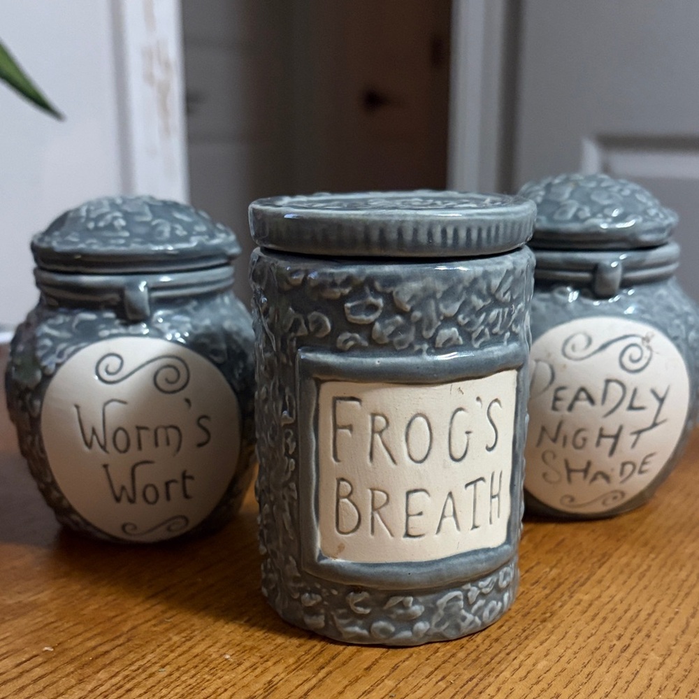Nightmare Before Christmas Apothecary Jars Set